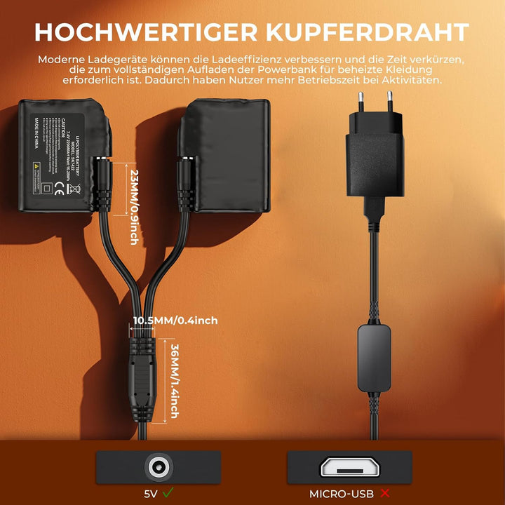 8,4 V Ladegerät USB Dual-Port-Wandadapter für Snow Deer/M Jiuyunmu/Sun Will 7,4 V 2200,3000 mAh Li-P