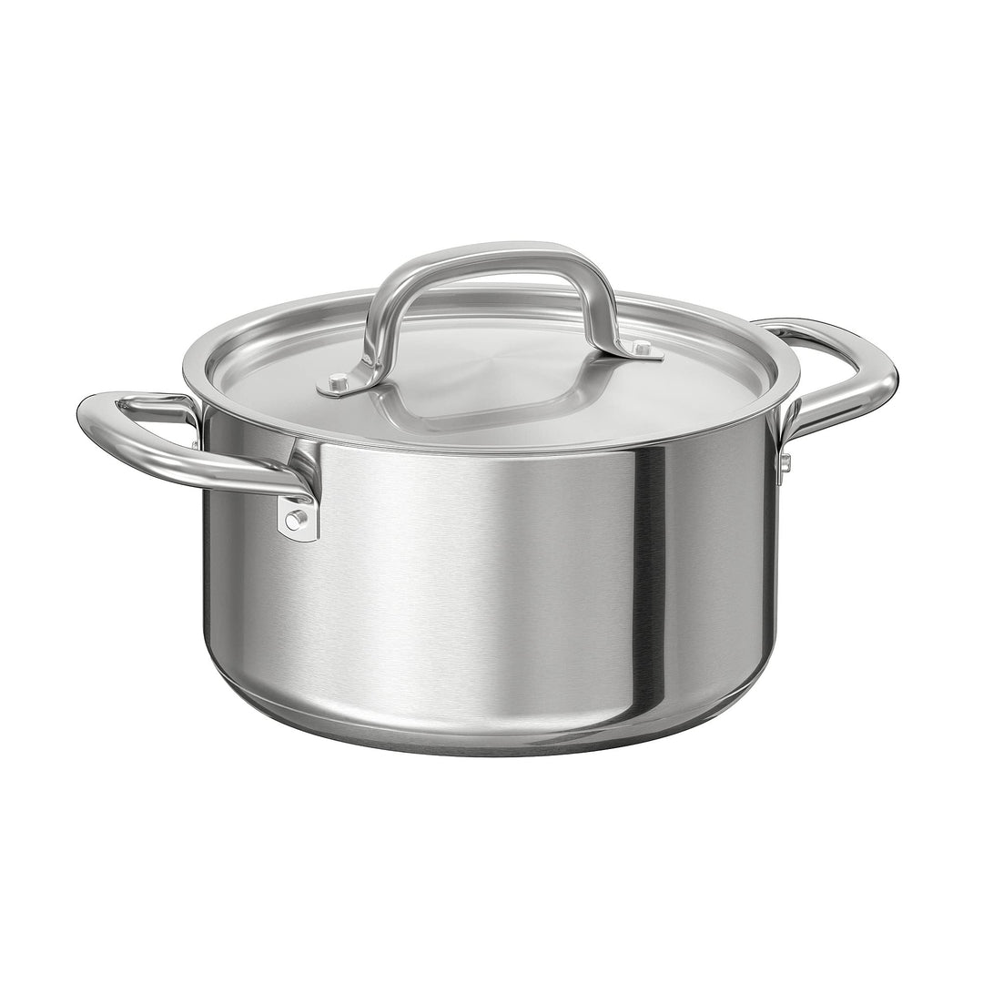 IKEA IKEA 365+ Topf mit Deckel, 3,0 l, Edelstahl