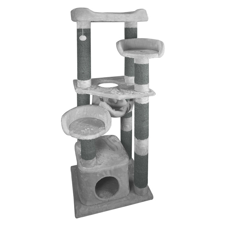 JACK AND VANILLA, Moderner Kratzbaum für Katzen, Elegantes und multifunktionales Design, widerstands