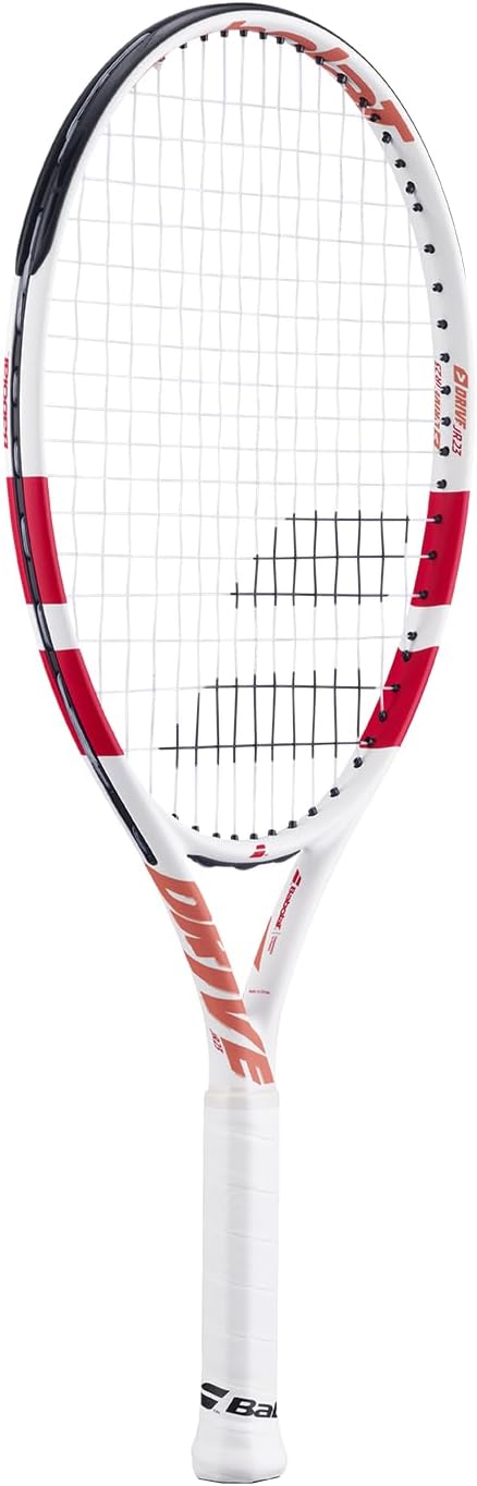 Babolat, Tennisschläger Modell Drive Junior, Einheitsgrösse, Blau/Rot, Leicht, Griff für kleine Händ