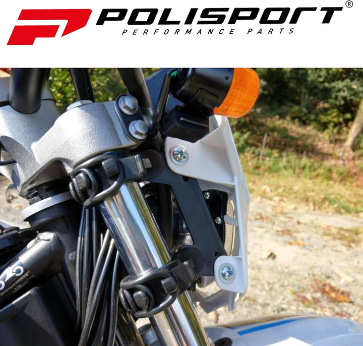 Polisport 8657600002 - LMX-Scheinwerfer aus Polypropylen mit Halogenlampe, kompatibel mit allen Moto