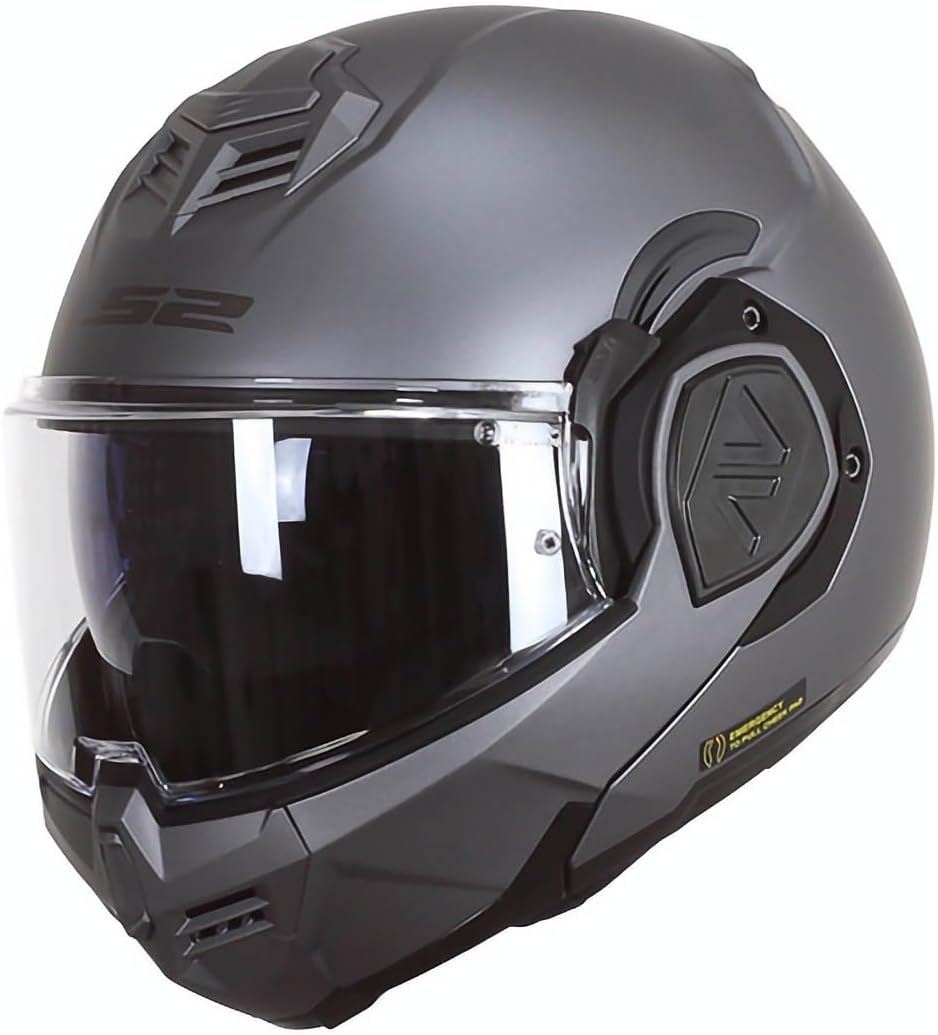 LS2, Modularhelme motorrad ADVANT solid mat titanium, XL XL Mat titanium, XL Mat titanium