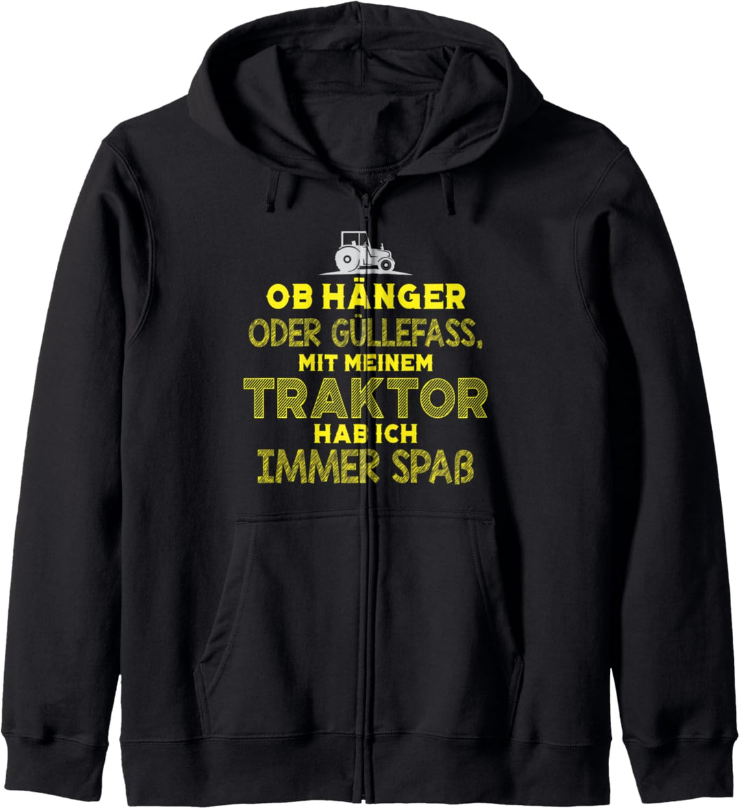 Traktor Landwirt Geschenk Motiv mit Spruch Bauer Agrarstarz Kapuzenjacke