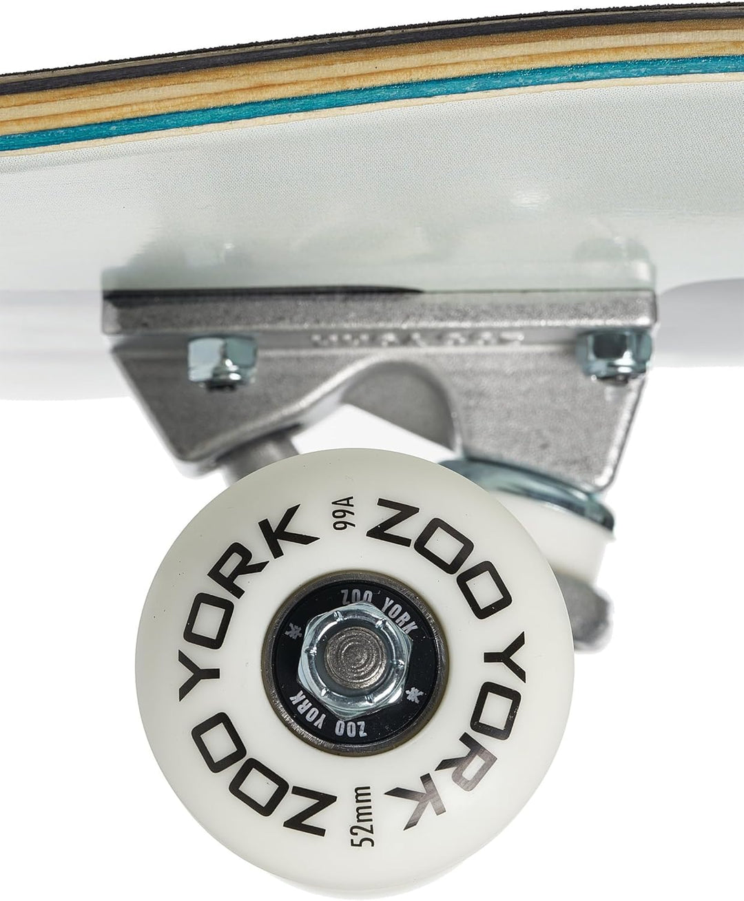 Zoo York Unisex – Erwachsene York Logo Skateboard 7.75" Fog, 7.75" Fog