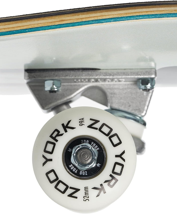 Zoo York Unisex – Erwachsene York Logo Skateboard 7.75" Fog, 7.75" Fog
