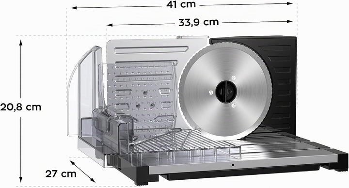 Snip 40 | Multifunktionale Schneidemaschine Allesschneider Brotschneider | Verstellbare Schnittstärk