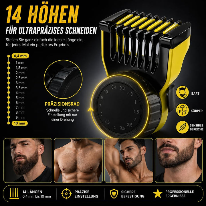Giulia Beauty one Blade aufsätze Face&amp;Body für One Blade QP2520, QP2530, QP2620, QP2630, QP27xx, QP2