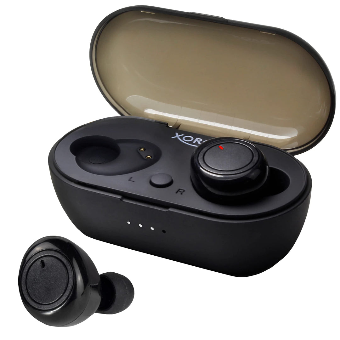 XORO Kabelloser In-Ear-Kopfhörer KHB 25, integrierter Akku, TWS-Technologie, Separate Ladebox, Mikro