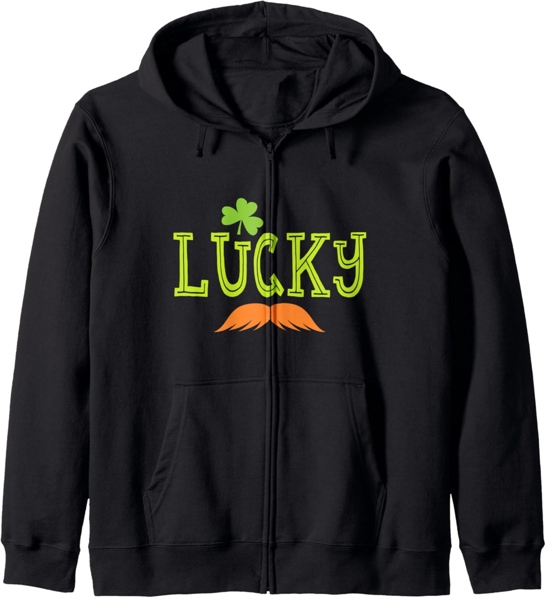 Luck Arrow St. Patrick's Day Lucky Clover Kapuzenjacke