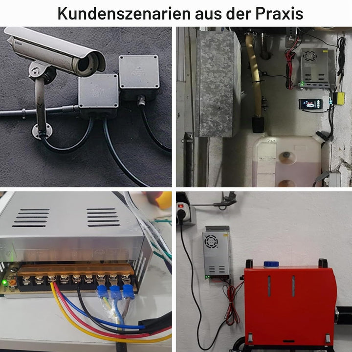 12V 30A Netzteil Schalt 120V DC 360W Transformator fur 3D Drucker, CCTV, LED Beleuchtung und Industr