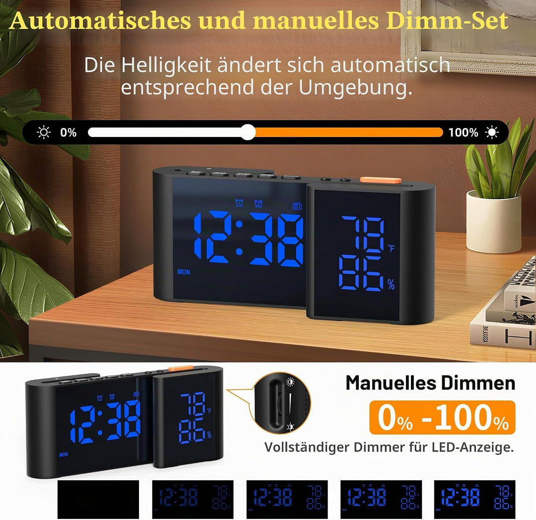 Lancoon Digitaler Radiowecker 6&