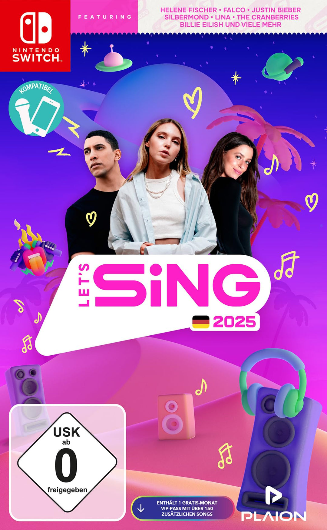 Let's Sing 2025 German Version (Nintendo Switch) Nintendo Switch Standard, Nintendo Switch Standard