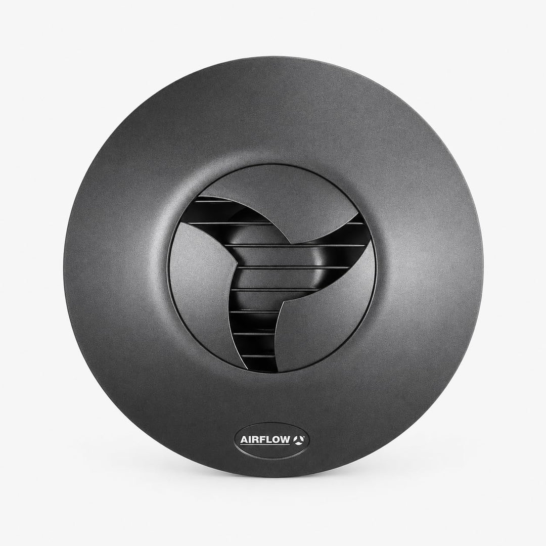 Airflow iCON 60 Lüfterabdeckung in elegantem Anthrazit – Perfekt passend zu Ihrer hochwertigen Einri