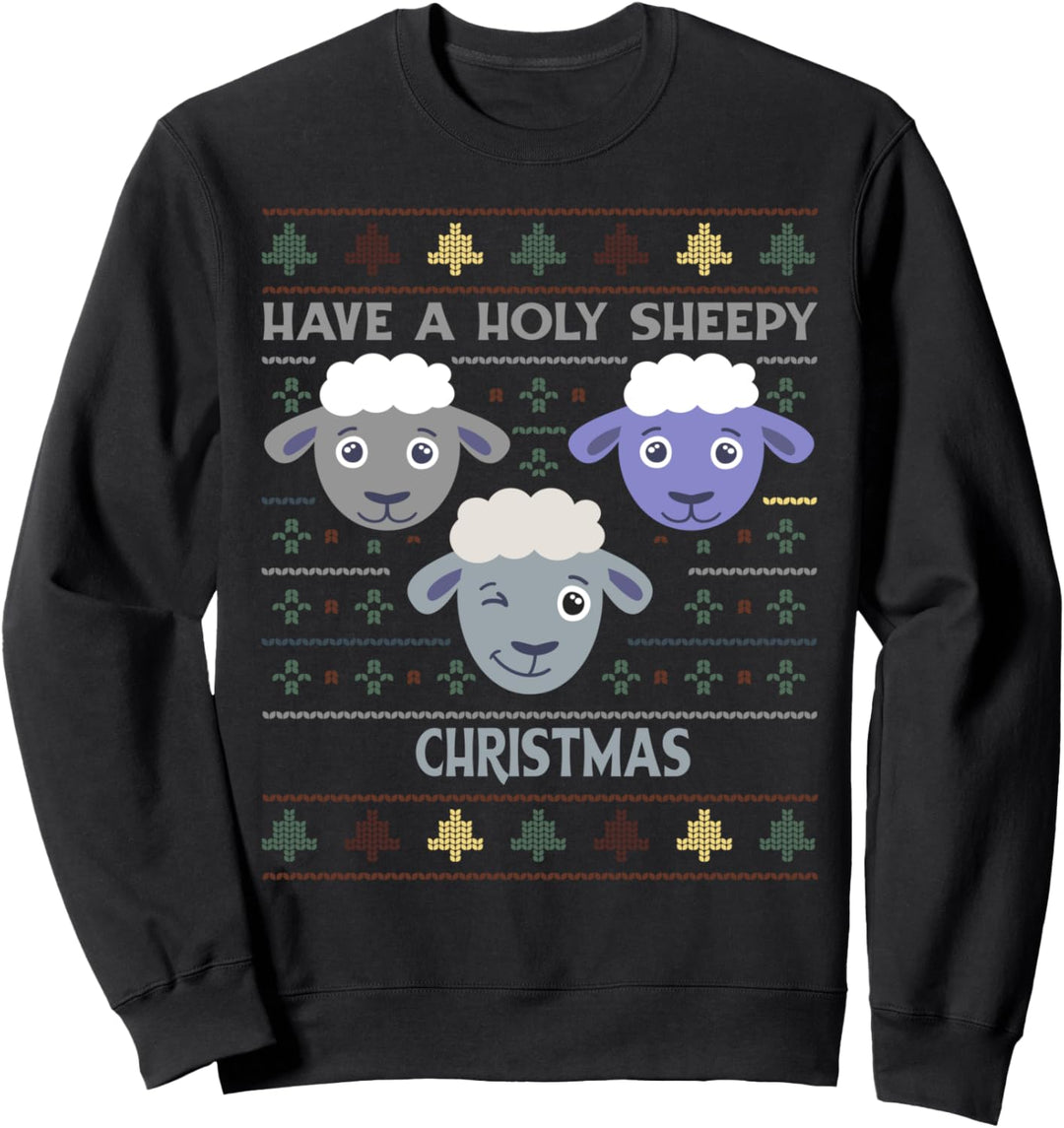 Ugly Christmas Sweater Schafe Xmas Landwirt Bauer lustig Sweatshirt