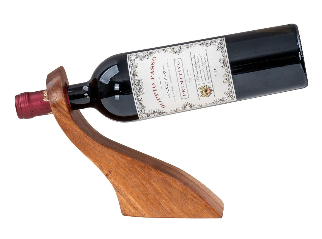 levandeo Weinflaschenhalter Holz Akazie Flaschenhalter Weinhalter Weinständer Geschenk Geschenkidee