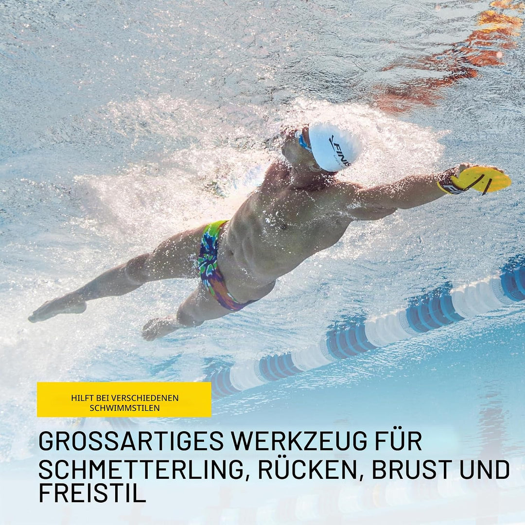 Finis Bolster Paddles - Schwimmflügel zum Runden-Training - Schwimmbad- und Schwimmzubehör - Schwimm