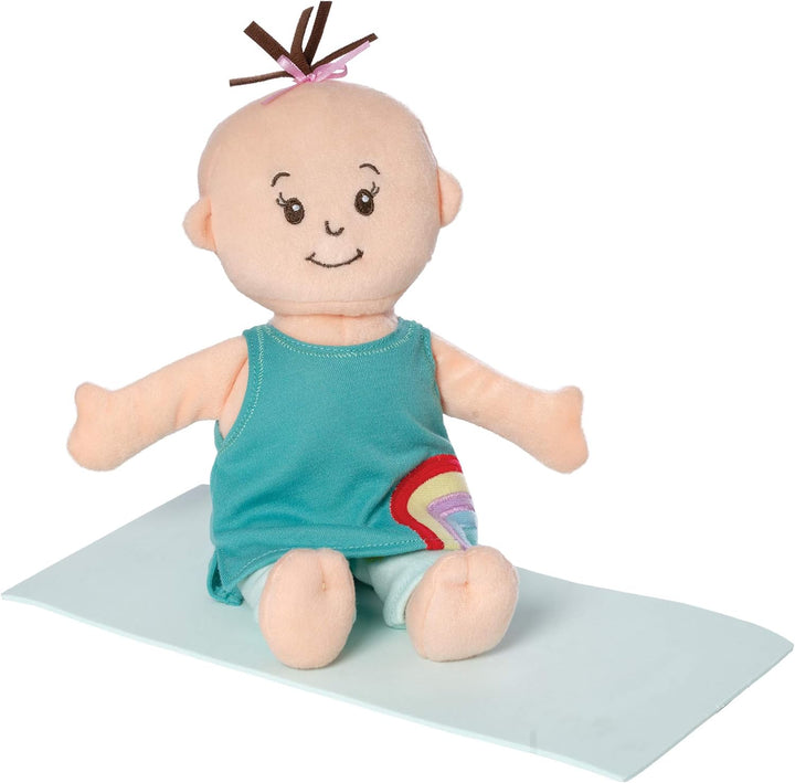 Manhattan Toy Wee Baby Stella 30,48 cm weiche Babypuppe mit Yoga-Set