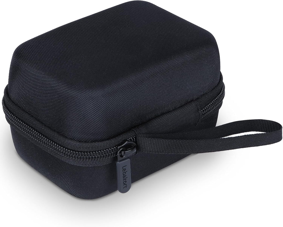 Hart Reise Schutz Hülle Etui Tasche für JBL Go 4 / JBL GO 3 Tragbaren Bluetooth-Lautsprecher (Schwar
