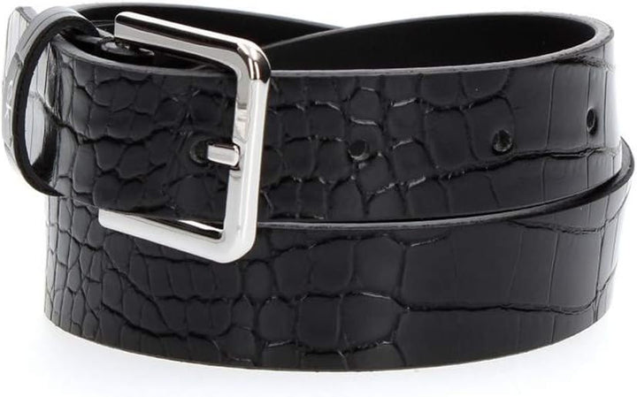 Calvin Klein CK Must Croc Fix Belt 2.5 W90 Black