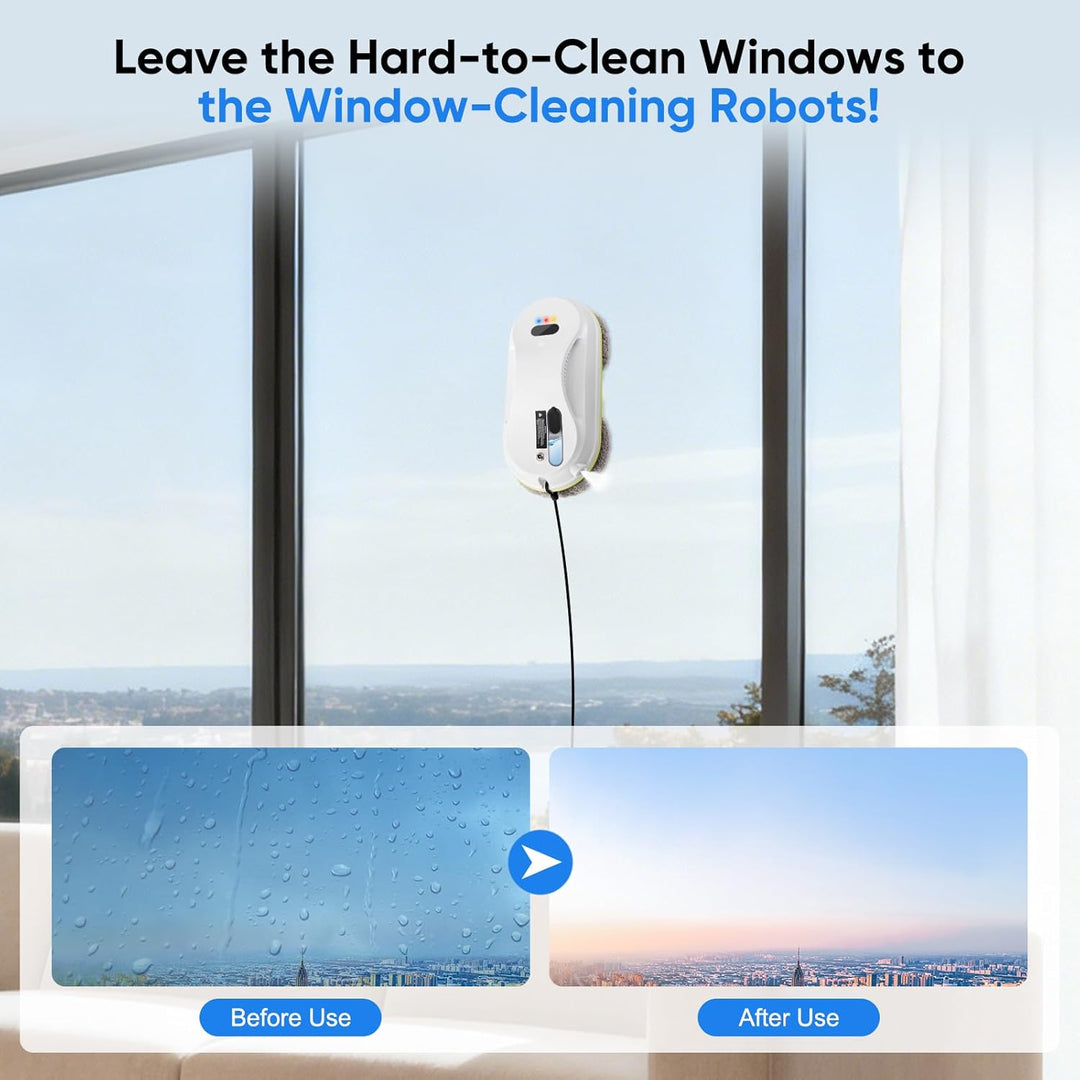Fensterputzroboter Automatischer Fensterreinigungsroboter Fensterroboter Mit Wasserstrahl,Automatisc