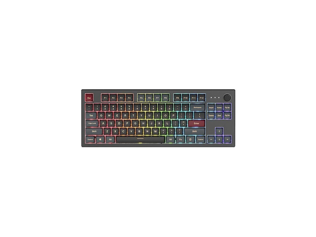 nuLOOM Montech MKey TKL Mechanische Gaming-Tastatur: anpassbare RGB-LED, Premium-MDA-PBT-Tastenkappe