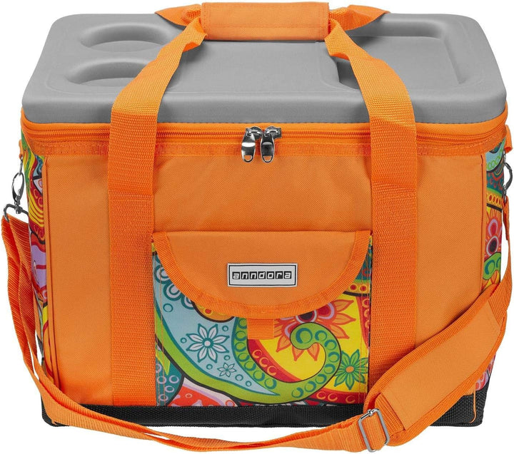 anndora Kühltasche XL 40 Liter Xl Paisley Orange