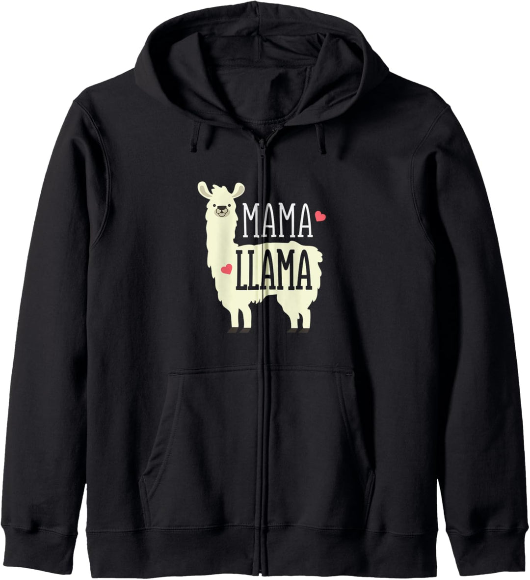 Cute Mama Llama Family Zoo Trip Kapuzenjacke