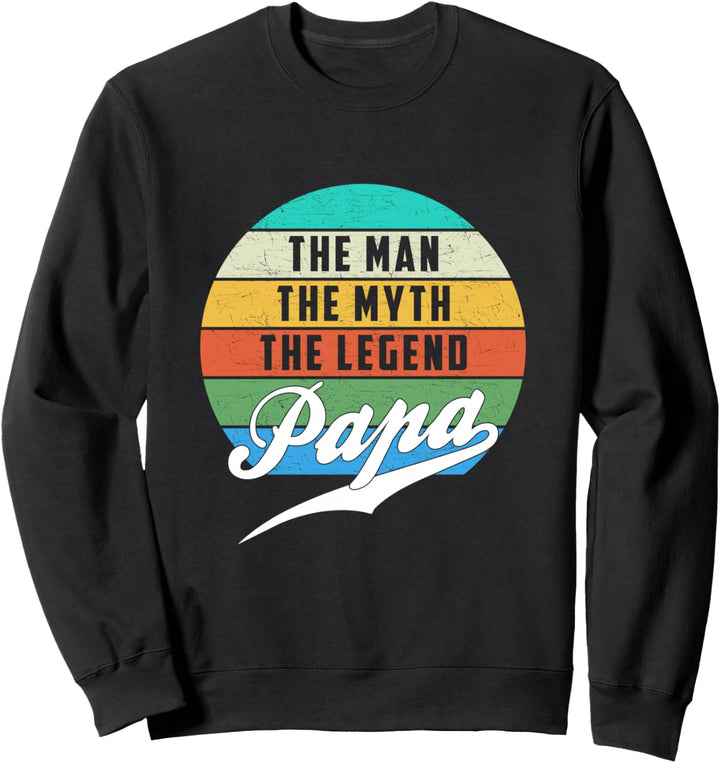 The Man The Myth The Legend Vatertag Geschenk Papa Vater Sweatshirt