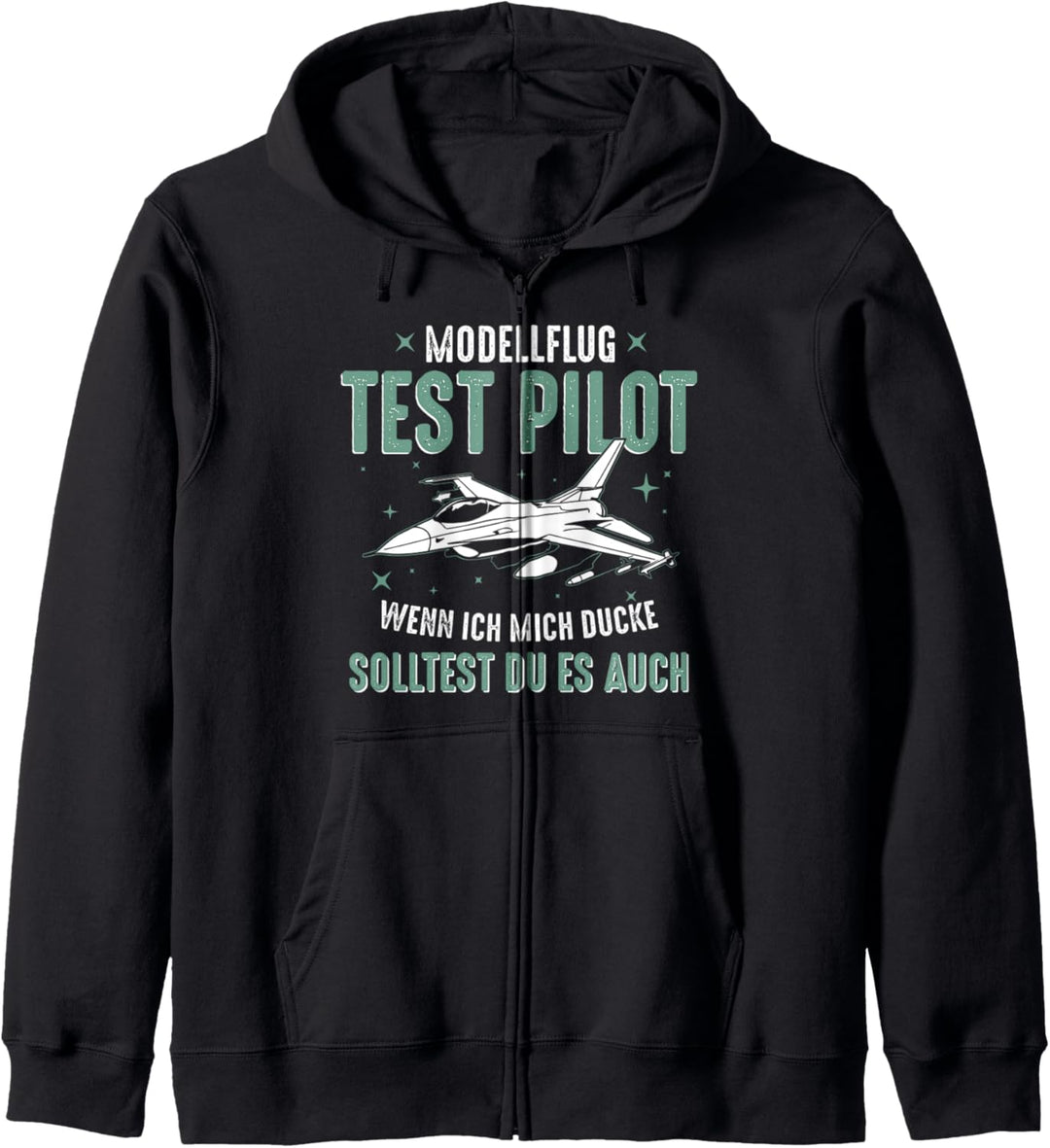 Modellflug Test Pilot Wenn Ich Mich Ducke Modellflugzeug Kapuzenjacke