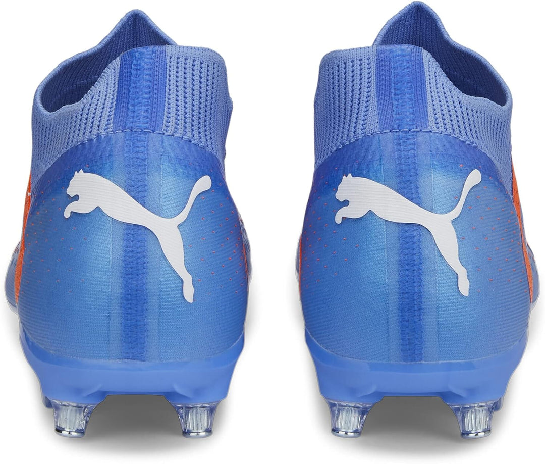 PUMA Herren Future Match Mxsg Fussballschuh 42.5 EU Blue Glimmer Puma White Ultra Orange, 42.5 EU Bl