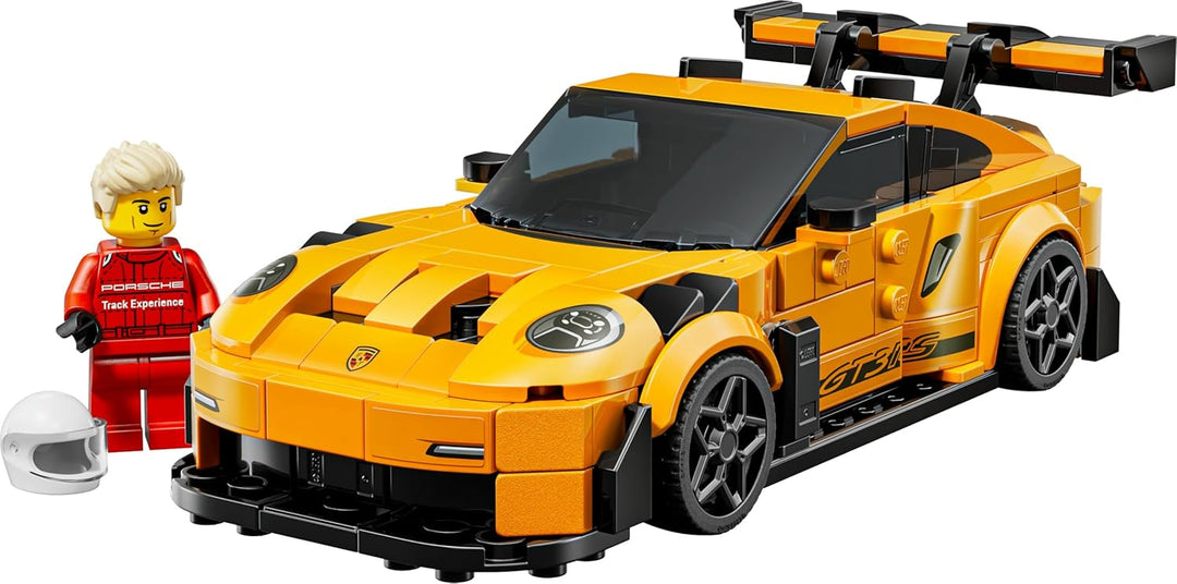LEGO Speed Champions Porsche 911 GT3 RS Supersportwagen - Spielzeugauto mit 1 Minifigur zum Sammeln