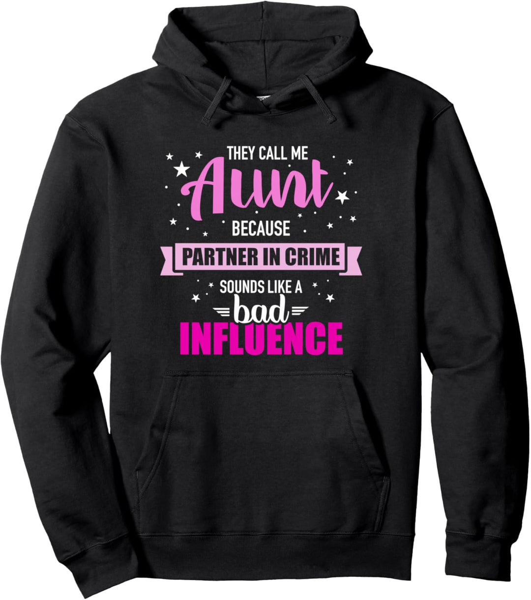Tante Komplizin Spruch Pullover Hoodie