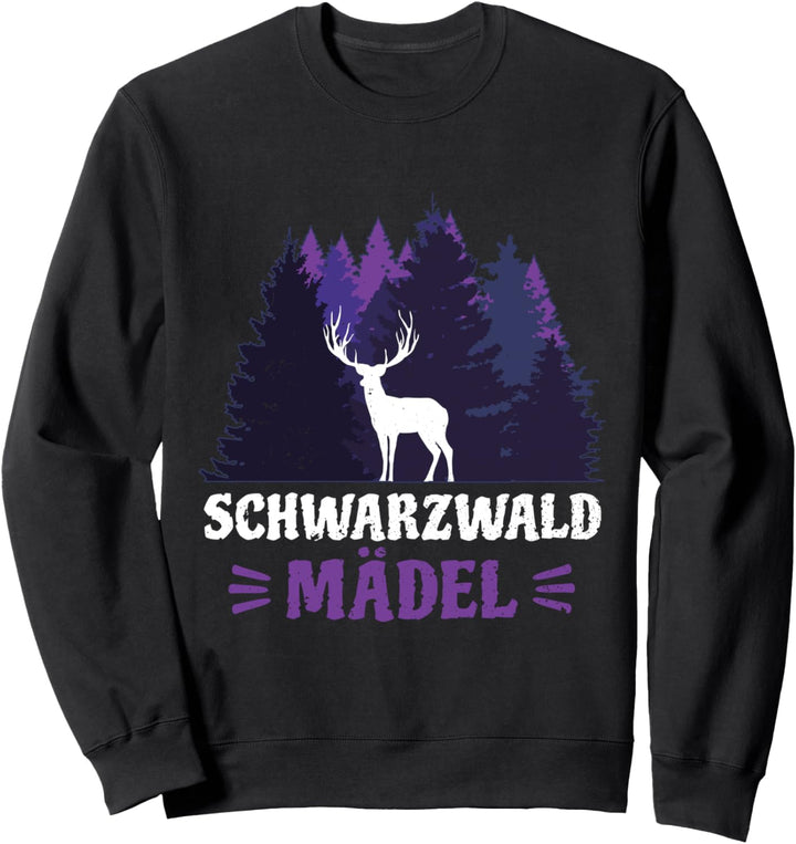 Schwarzwald Urlaub Schwarzwaldmädel Bollenhut Schwarzwald Sweatshirt