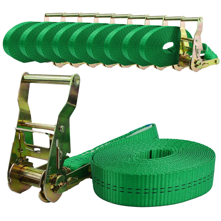TRUTZHOLM 10x Profi Ratschen Spanngurt Spanngurte Zurrgurt 1-TLG 6m 2t 2to 2000kg TÜV/GS 10 Stück, 1