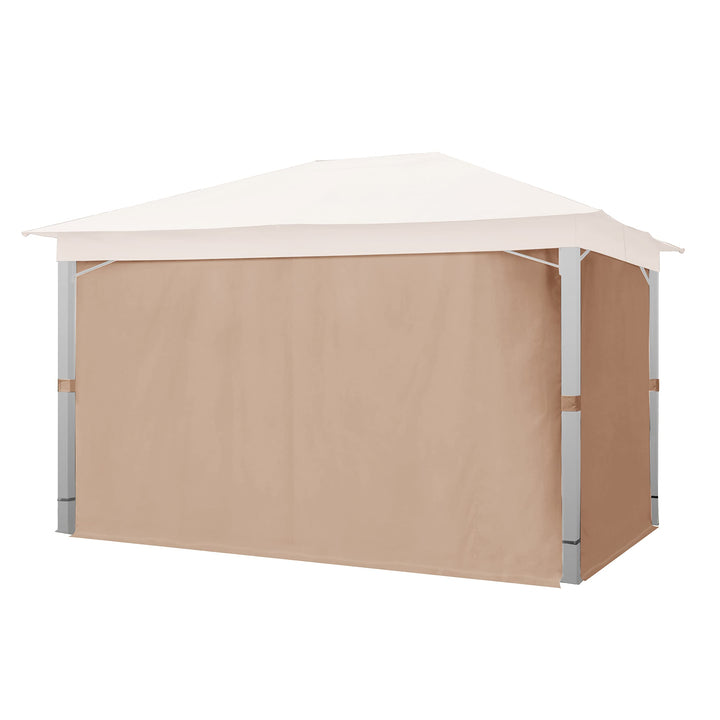 TOOLPORT 4 Seitenteile für Gartenpavillon Sunset Premium 3x4 m - Polyester ca. 180 g/m² - mit Reissv