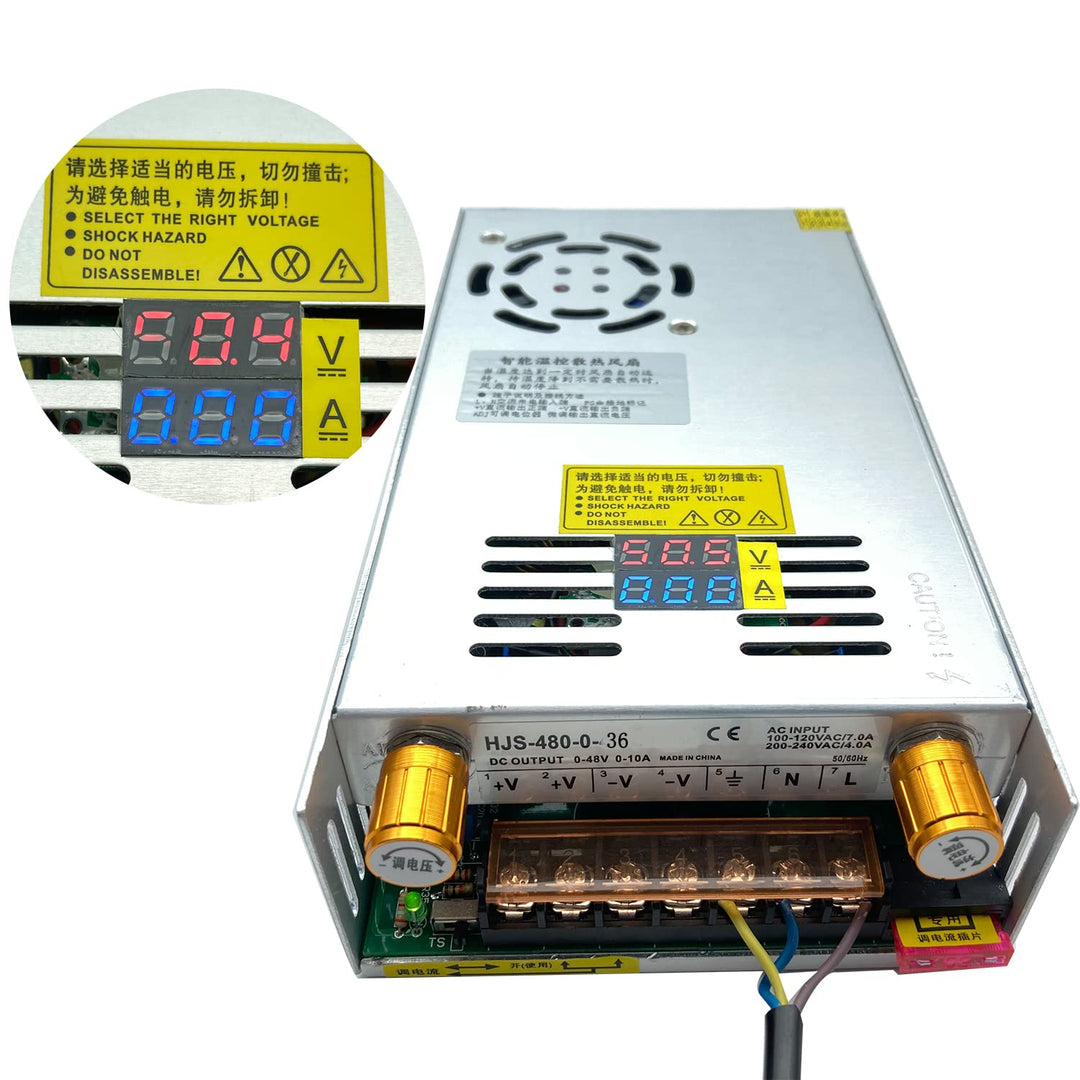 Lianshi Transformator AC-DC 0-36V 0-15A540W Spannung und Strom durchgängig einstellbar Doppelte Digi