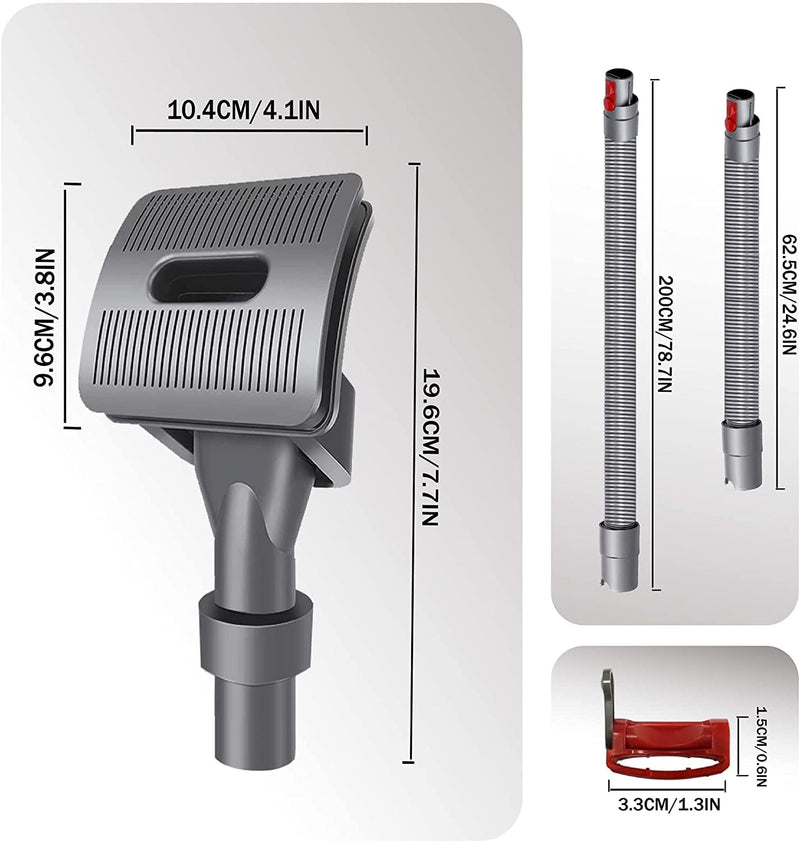 Groom Hundebürste für Dys0n Staubsauger, Hundebürsten Aufsatz für Dys0n V15 V12 V11 V10 V8 V7 Vakuum