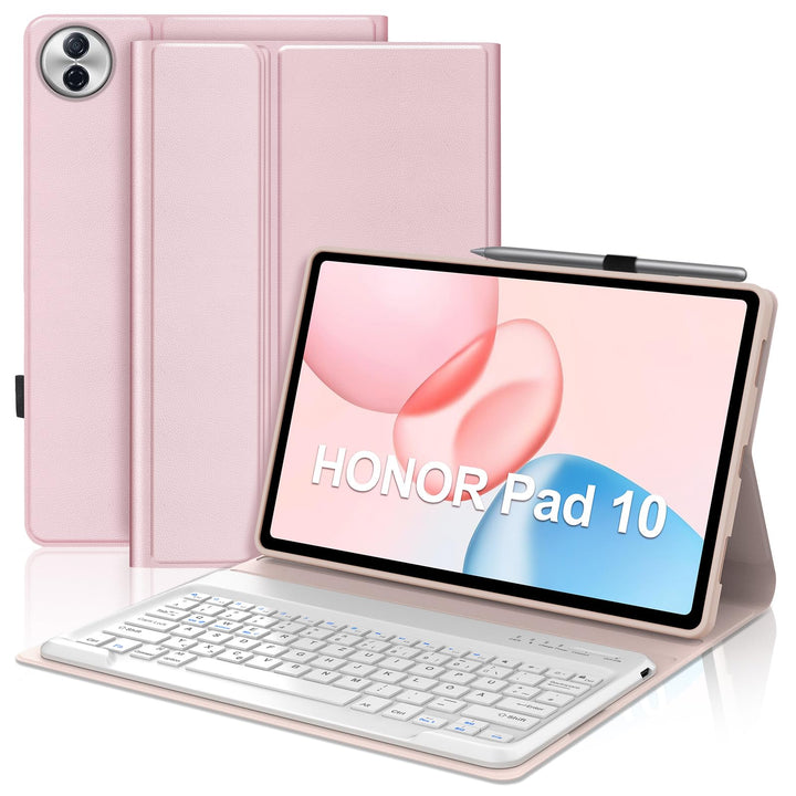 FOGARI Tastatur Hülle für Honor Pad 10 12.1 Zoll 2025 Con Magnetisch Abnehmbarer Tastatur und Soft T