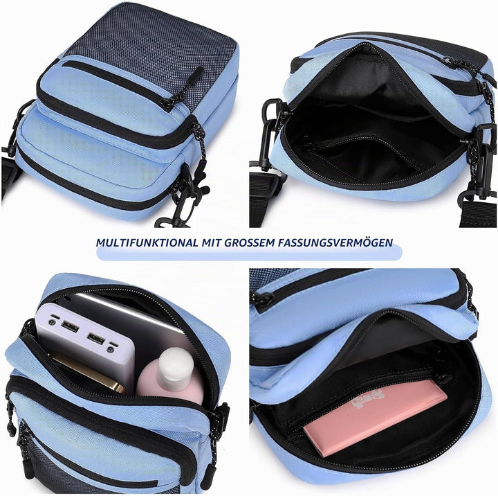Lohol Klein Umhängetasche für Herren &amp; Damen, Schultertasche Messenger Bag Sling Tasche Crossbody Ta