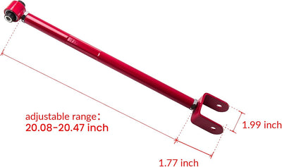 maXpeedingrods ADJ. Rear Lower Camber Control Arm Arms Red