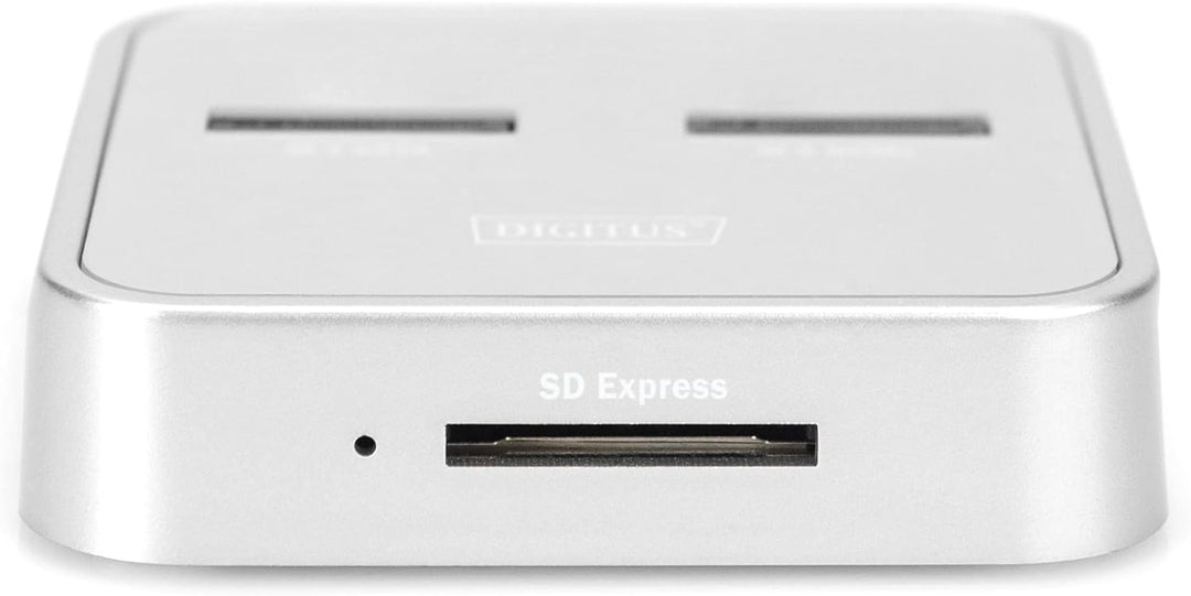 DIGITUS USB Typ-C 3.1 Duale M.2 NVMe & mSATA-SSD-Dockingstation - M.2-Modultyp 22110, 2280, 2260, 22