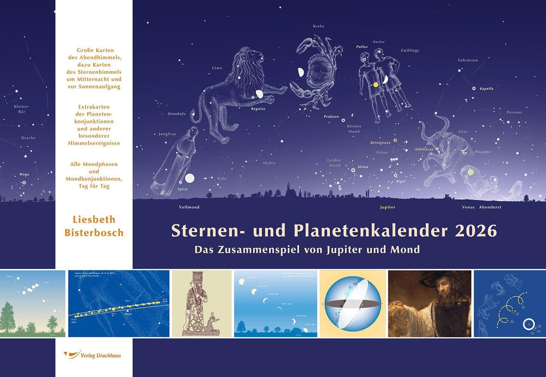 Sternen- und Planetenkalender 2026, Kalender