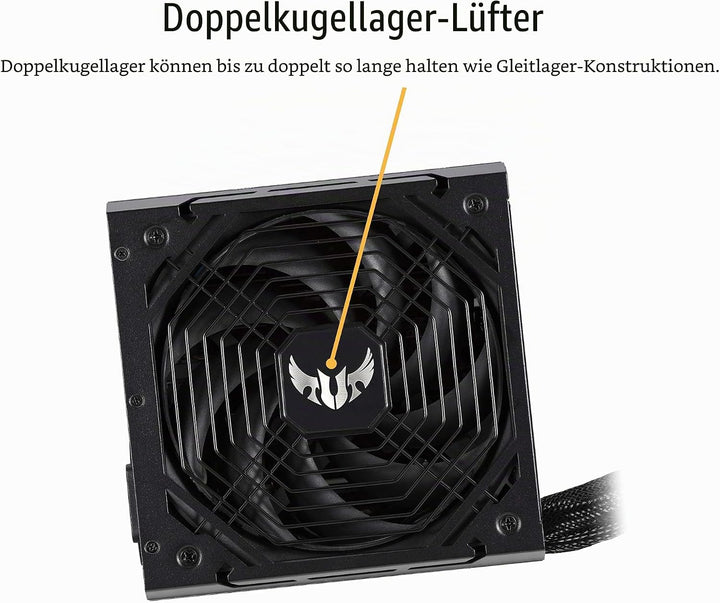 ASUS TUF Gaming 750W Bronze Netzteil (750 Watt, 0dB-Technologie, 80cm 8-Pin CPU-Anschluss (EPS 12V),