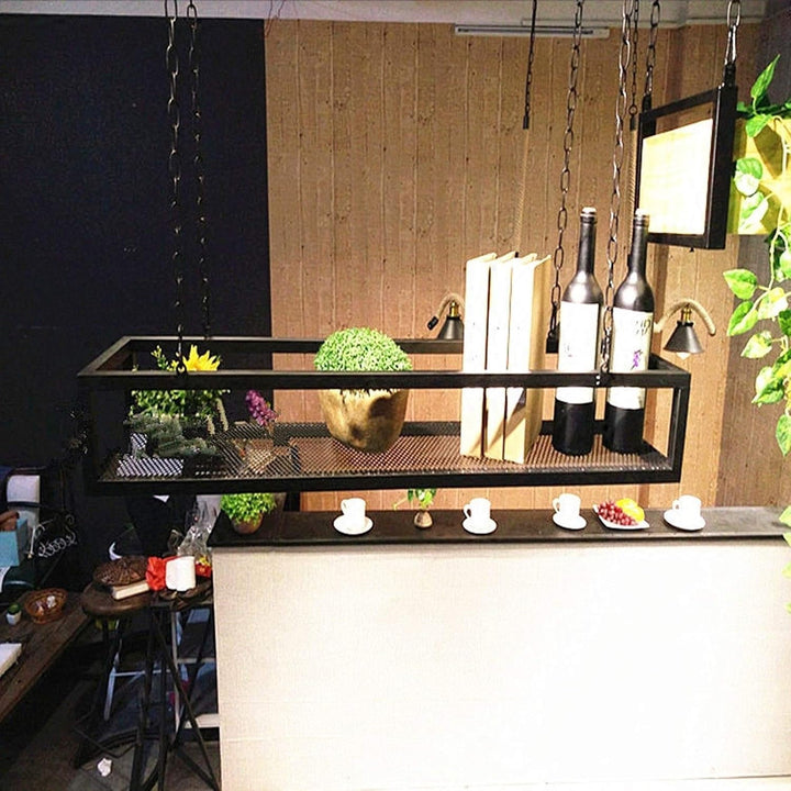 WYFZT Deckenregal Hängend Küche kücheninsel Pot Pan Rack Hängende Regale Kreative Decken-blumenständ