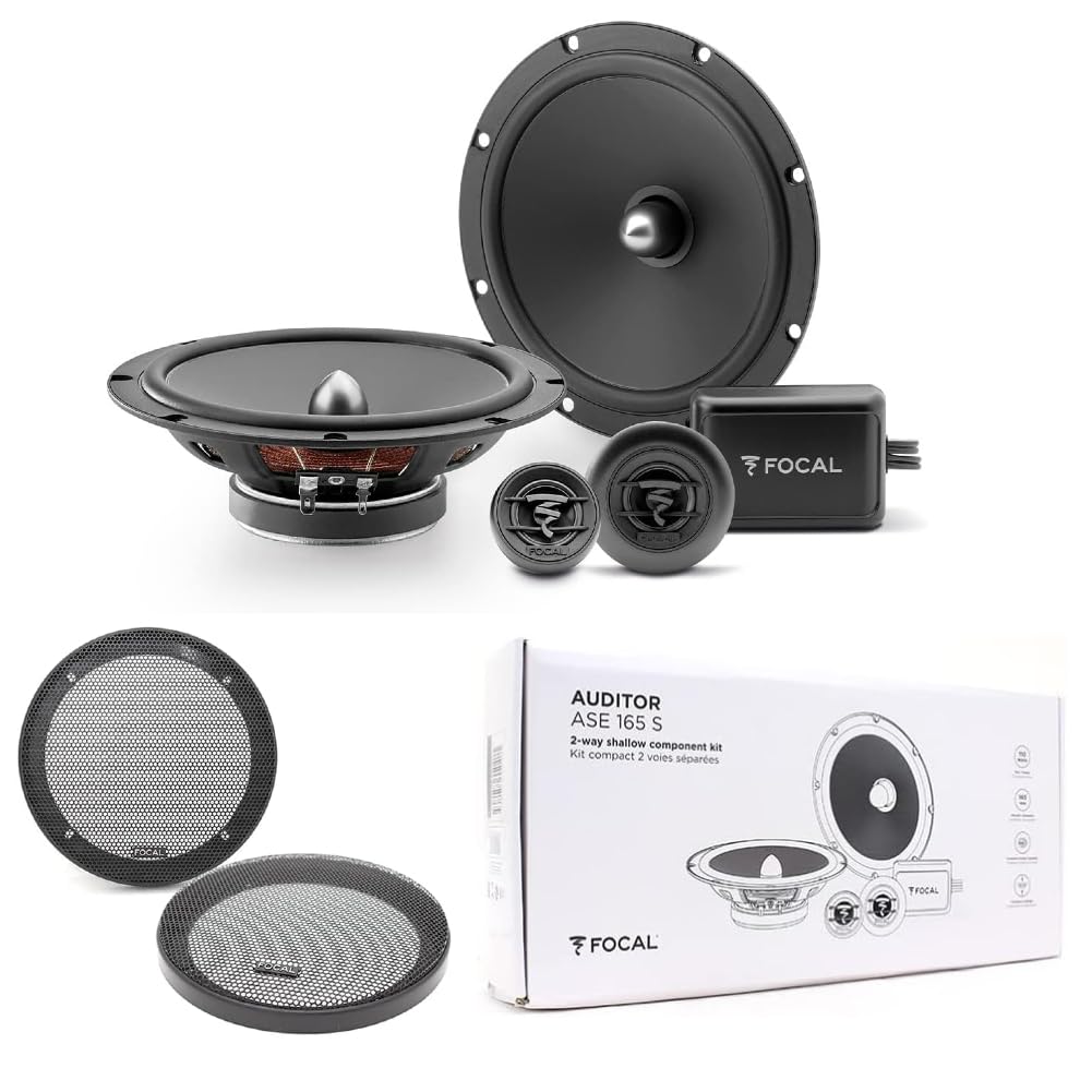 KIT-Set FÜR Focal ASE-165S ASE165S 1 Kit 2-Wege 6,5" 165 mm 16,5 cm, 55 Watt RMS 110 Watt Max, 4 Ohm