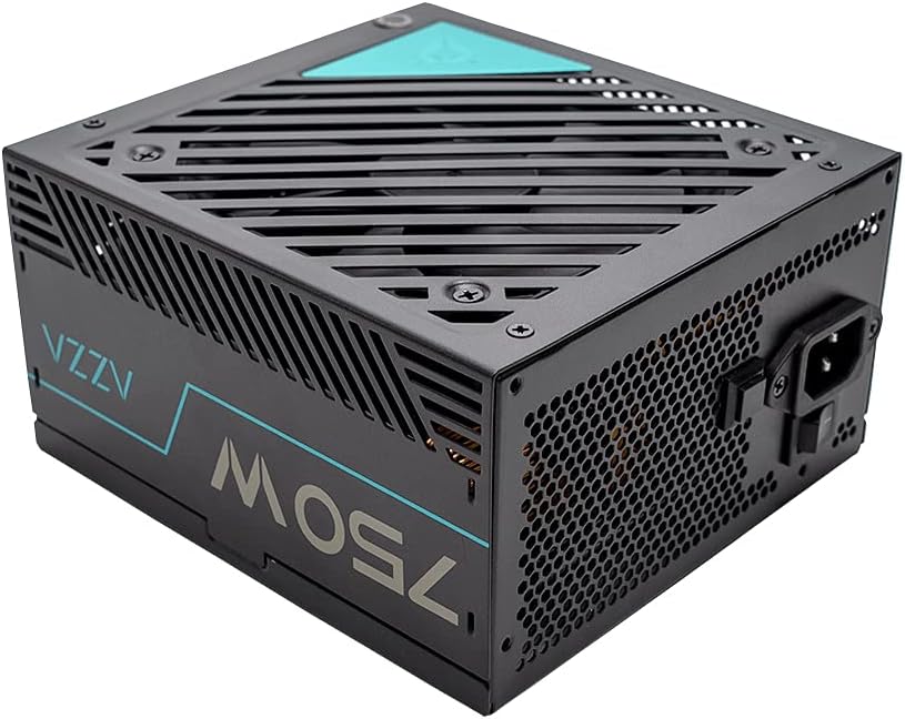 AZZA 750W PC-Netzteil, modular, 80+ Gold, schwarz, 4X PCIe, Kabel-Management