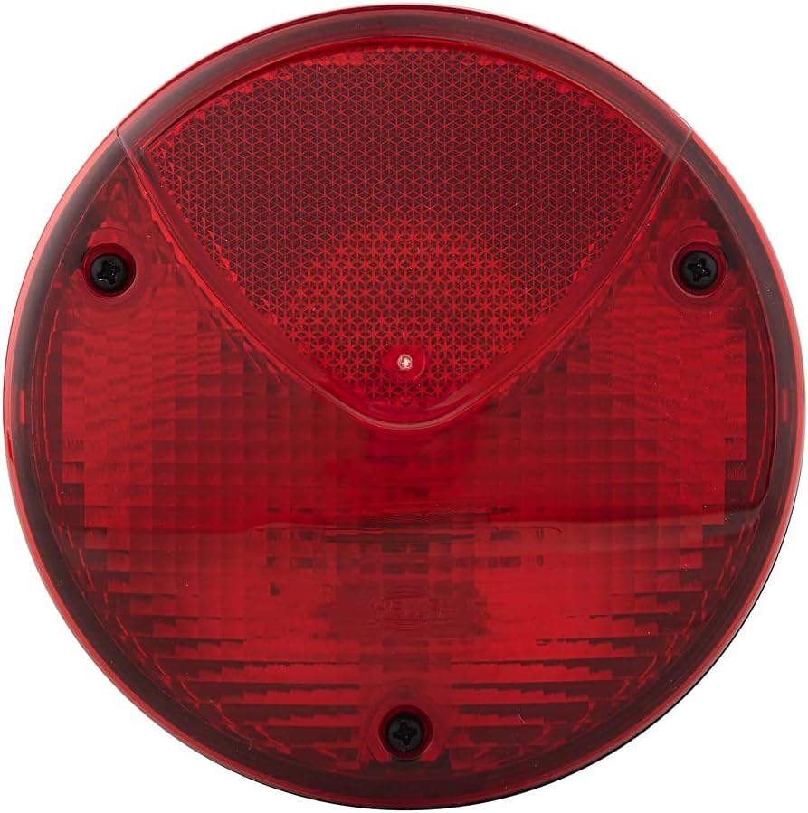 HELLA Rückleuchte - Glühlampe - 24V / 12V - Einbau/geschraubt - SAE/ADR/GGVS - Lichtscheibenfarbe: r