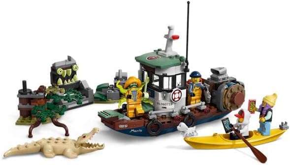 LEGO Hidden Side 70419 Zerstörtes Garnelenboot, Spielzeug für Kinder mit Augmented Reality Funktione