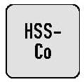 Kayser Maschinengewindebohrer HSS-Co DIN 371 Form B, M5 x 0,8 mm