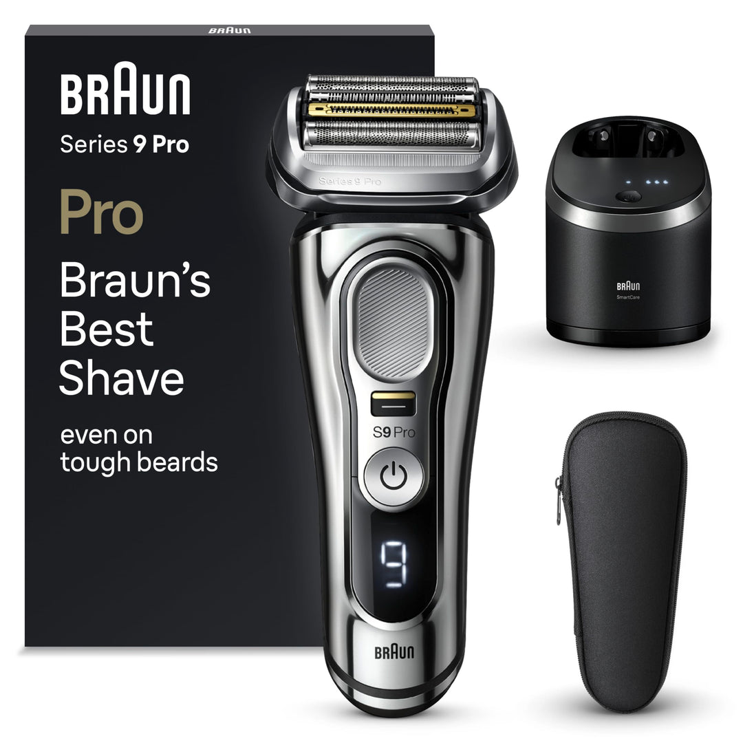 Braun Series 9 Pro Premium Elektrorasierer mit 4+1 Scherkopf, Rasierer Herren Elektrisch, ProLift Tr